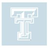 Craftique Texas Tech Decal (White TT Decal (3''4''6''12''18''), 6 in)
