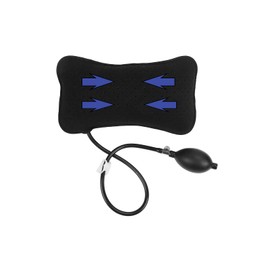 Lumbar Support Pillow, Inflatable Lumbar Support Pillow Washable Breathable Portable Firm Lumbar Support Pillow for Office Chair Car Back Cushion Orthopedic Backrest