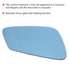 Heated Rearview Mirror Glass Blue Right Replacement for 2 Series