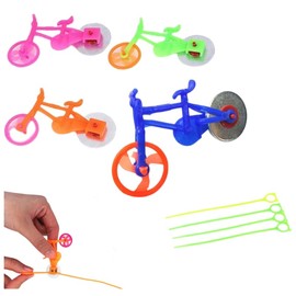 4 Pcs Gear Bike Balance Bike,Cartoon Bike Toy,Bicycle Toy Finger Bike Toy for Stress Relief,Adults, Autism - Home Decor with Flexible Joints
