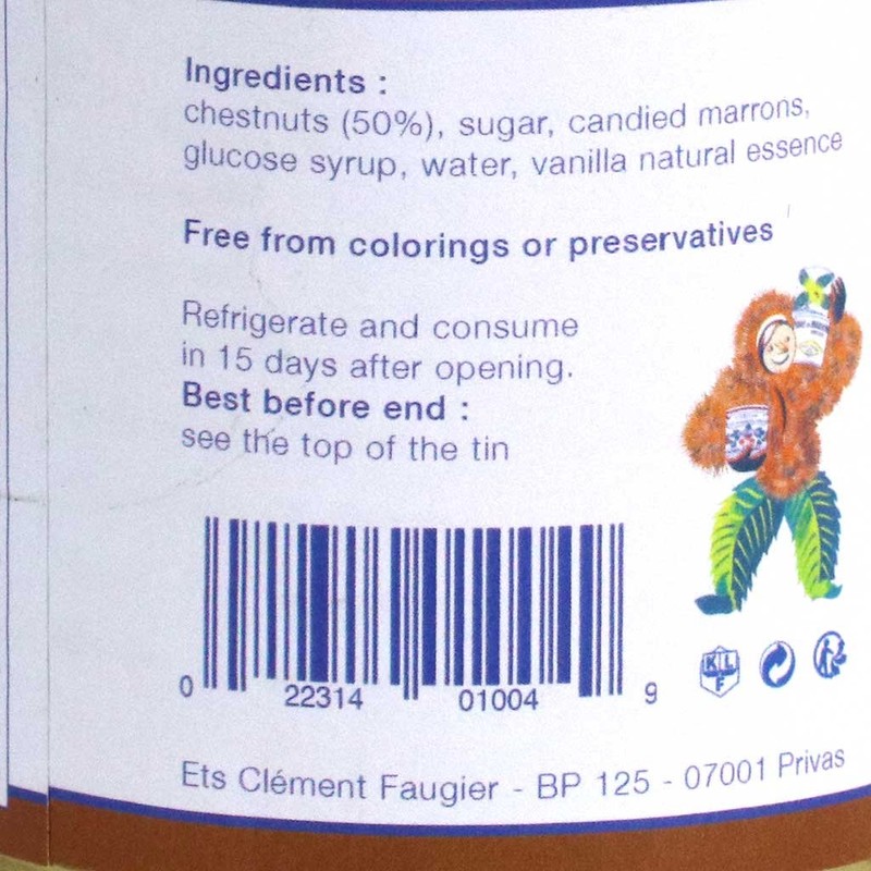 Chestnut Spread by Clement Faugier (8.8 ounce)