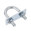 sourcing map 1 Set M8 Round U-Bolt Shackle Bolts Steel
