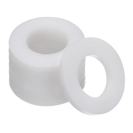 PATIKIL Flat Washers, 100 Pcs 18mm OD 10mm ID 2mm Thickness PTFE Seal Washers Flange Gasket Sealing Gasket for Faucet Pipe Water Hose