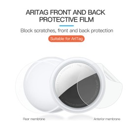 AWINNER Airtag Protective Film Protector (Front and Back) Ultra Clear Soft TPU Film (Pack of 5)