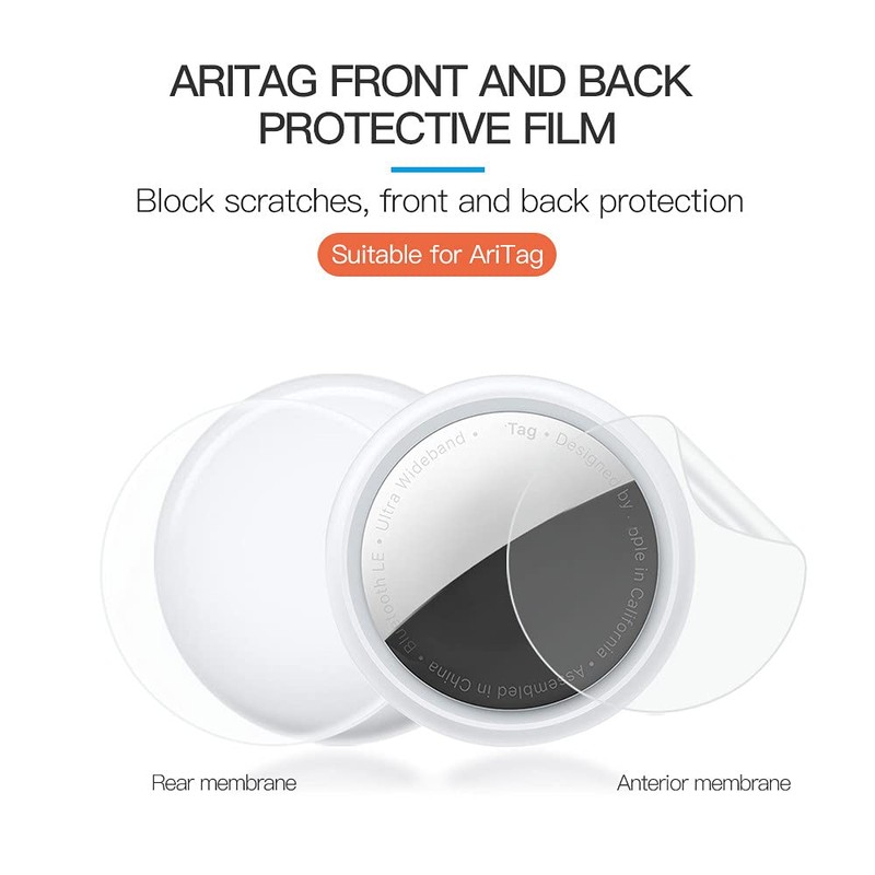 AWINNER Airtag Protective Film Protector (Front and Back) Ultra Clear