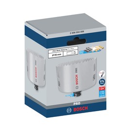 Bosch 1 x Pro Multi Material Power Change Plus Hole Saw (for Softwood, Drywall, Diameter 95 mm, Professional Accessory Rotary Drill/Drivers)