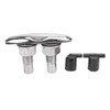 Pull Up Boat Cleat, 316 Stainless Steel Hidden Flush Mount