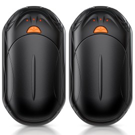 UNIHAND 2 Pack Electric Hand Warmers 6000Mah Ai Rechargeable Winter Gifts For Outdoor