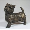 Westie Bronze Dog Sculpture of West Highland Terrier Breed, By