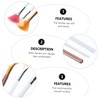 Healeved 3pcs Highlight Brush for Makeup Application for Teens and