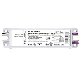 OPTOTRONIC OT 50W UNV 800C 2DIMLT2 P6 Constant Current Programmable Outdoor LED Driver (*2743YM / 79370)