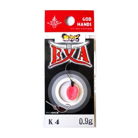 GOD HANDS Super Mold EXA Spoon, 0.05 oz (1.2 g), K4 Pink Glow / Yellow Glow Lure