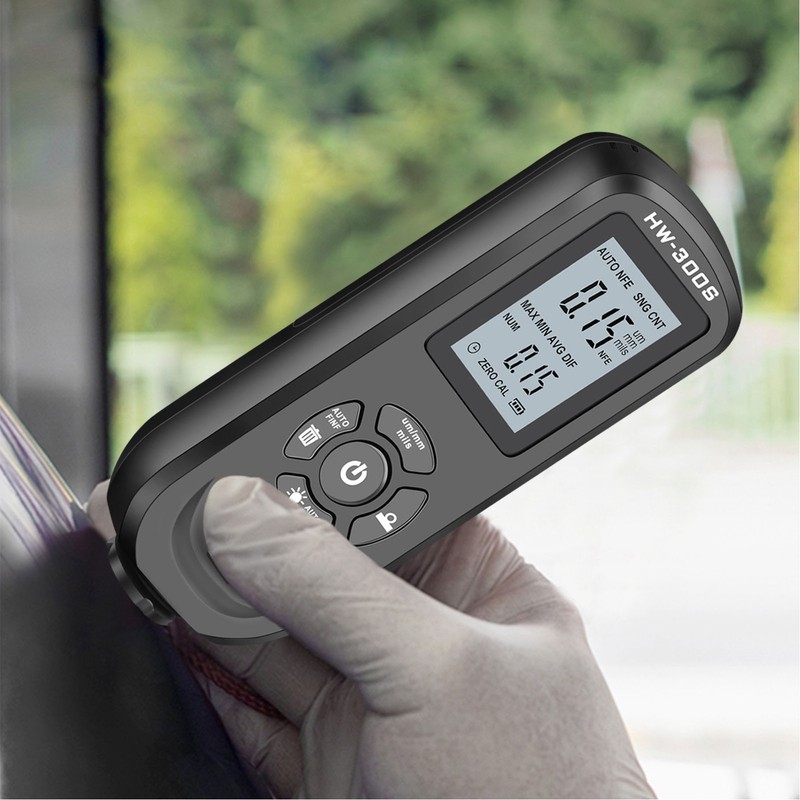 Paint Thickness Gauge Coating Depth Meter Tester Digital Display 3