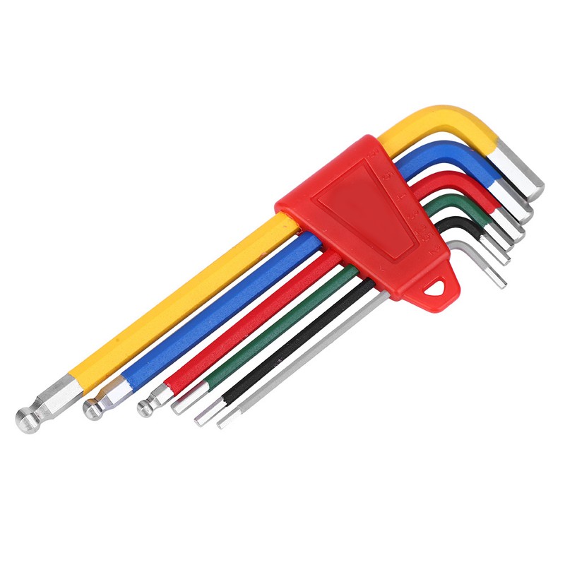 6PCS Aluminium Alloy Colorful Corrosion Resistance Bike Internal Hex Wrench