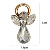 Guardian Angel April Birthstone Angel Pin With Gem Stone Sentimental
