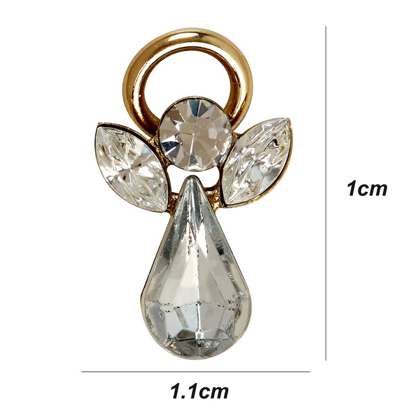 Guardian Angel April Birthstone Angel Pin With Gem Stone Sentimental