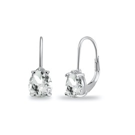 Sterling Silver Earrings for Women, Birthstone Earrings, Genuine-Synthetic Gemstone Earrings, Teardrop Earrings, Leverback Earrings, Huggie Earrings for Women, Dangle Earrings, Drop Earrings for