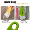 Honsva Silicone Dish Scraper to Kitchen Cleaning for Pans, Pots,