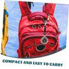 Totority Portable Keychain Compass for Outdoor Navigation Wear Resistant Zinc