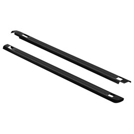 Jenuo Truck Bed Rail Caps Fit for 1999-2006 99 00 01 02 03 04 05 06 Chevy Silverado & GMC Sierra 1500 2500 3500 (Classic only) ，W/Holes 6'6" Bed Black (Set of 2)