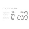 BÉABA - Set of 6 Baby Food Storage Container -