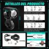 2 Faros Luces Led Auxiliares 4 Modos Lupa Para Moto