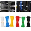 ASHATA 900Pcs Multi Color Zip Ties 6 Multi-Colors 4 Pulgadas