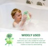 2 Stück Badekugeln, 2 Stück No-Punch-Haken, Kreativer Bade-Luffa, Interessante Kinder-Badekugeln,