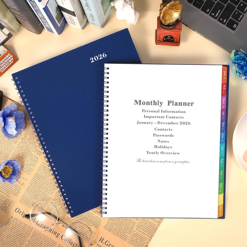 2026 Monthly Planner - Planner/Calendar 2026, JAN 2026 - DEC