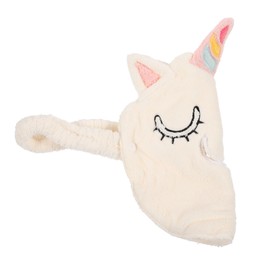 FRCOLOR Facial Steaming Towel Hot Compress Mask Beauty Tool Fleece Single Hole Face Mask Accessory