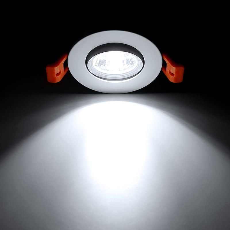 2Inch LED Recessed Ceiling Light, 3W Dimmable LED Downlight, 60