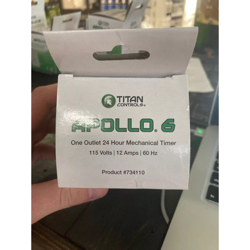 Titan Controls Apollo 6 One (1) Outlet 24 Hour Mechanical