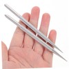 Gatuida 4pcs Stainless Steel Cuticle Pusher Double Ended Nail Cleanup