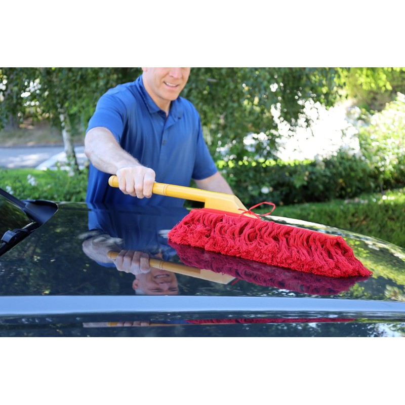 California Car Duster Heritage Edition Wood Handle and Cotton Mop