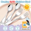 8-Piece Toddler Utensils,18/10 Stainless Steel Kids Silverware Forks and Spoons