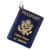 2pcs Hanging Blown Glass Passport Christmas Ornament for Christmas Tree