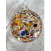 Murano NWT Murano Confetti Mosaic Glass Cup Yellow Splatter Spots