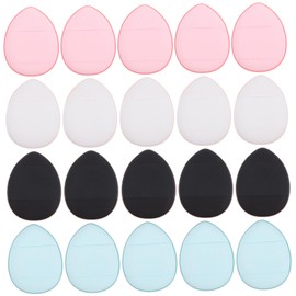 TOVINANNA 20pcs Mini Makeup Puff Set Fingertip Powder Puff for Wet and Dry Use for Foundation and Concealer Application for Travel and Everyday Makeup