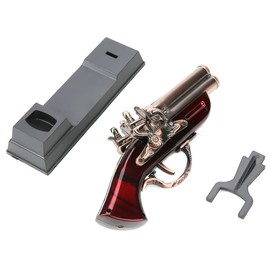 Funny Gun Shape Windproof Metal Flame Gas Butane Lighter Gift Decoration
