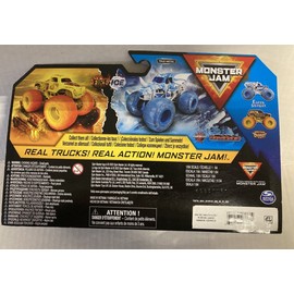 Spin Master 2024 FIRE & ICE "W & BAKUGAN  DRAGON01D"- SPIN MASTER Monster Jam TRUCKS