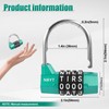 NBYT Letter Combination Padlock,Short Word or Acronym Lock, Gym Changing