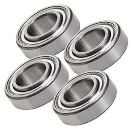 (4 Pack) Blade Spindle Rebuild Bearings 01583800 fits Ariens EZR1742 EZR1542 EZR1842 YT1742 YT1542 YT1842 Gravely ZT1742 ZT1842 w/C3 & HIGH Temp Grease