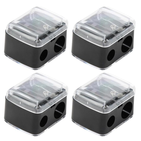 RDNKVB 4pcs Sharpener Cosmetic Pencils Portable Dual Pencil Sharpener Cosmetic