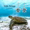 Sea Turtle Earrings for Women S925 Sterling Silver Sea Turtle