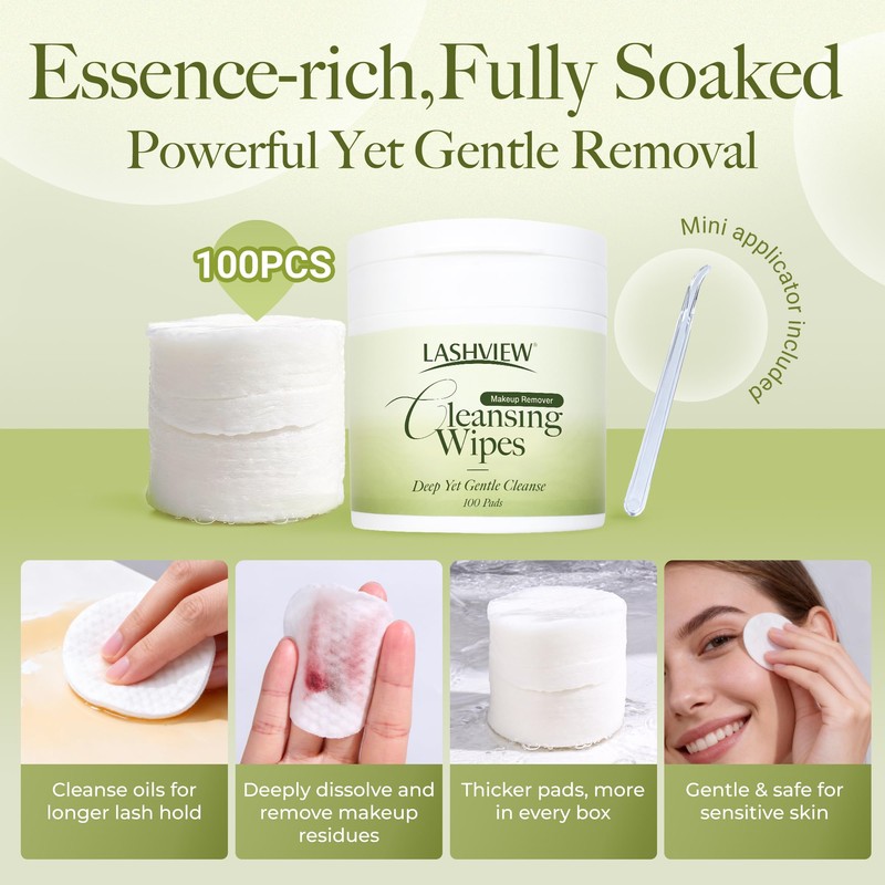 Makeup Remover Wipes for Face & Eyes, Gentle Eye Makeup