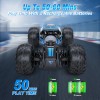 Powerextra 4WD 2.4GHz Double-Sided Rotating RC Stunt Car Remote Control