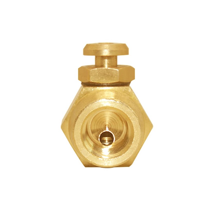 Joywayus Brass 1/4" NPT Female Thread Push Button Check Valve