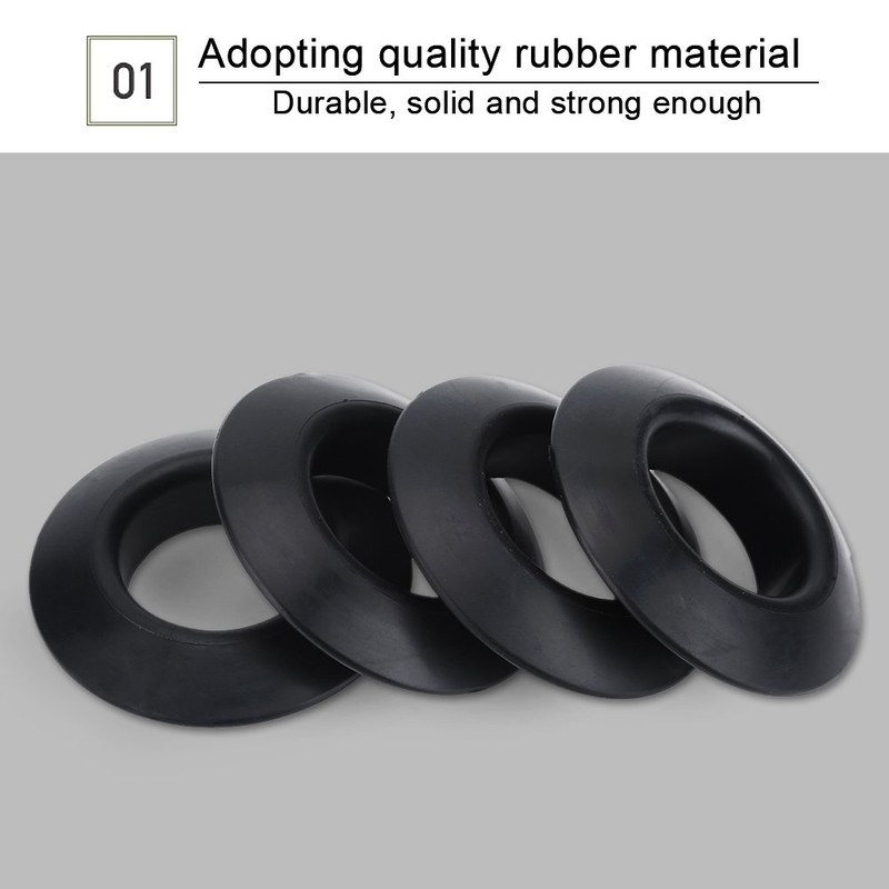 4 Piece Kayak Paddle Drip Rings Durable Practical Rubber Drip