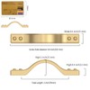 Amerdeco 10 Pack Champagne Bronze Cabinet Pulls 3 Inch(76mm) Hole