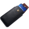 DFV mobile - Leather Cover Vertical Belt Case with Magnetic